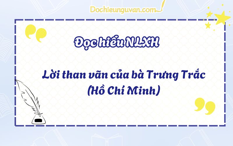 Lời than vãn của bà Trưng Trắc (Hồ Chí Minh)