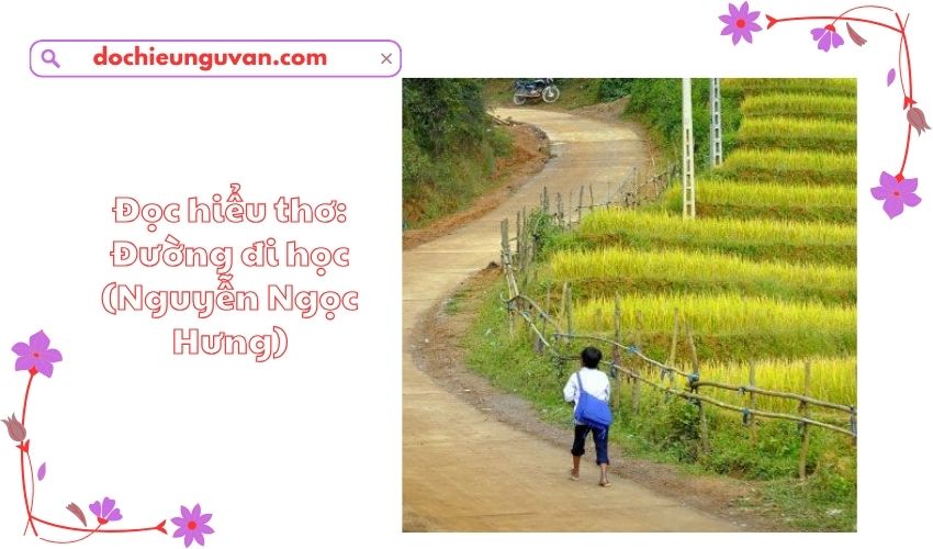 Đọc hiểu thơ: Đường đi học (Nguyễn Ngọc Hưng)