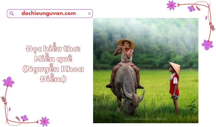 Đọc hiểu thơ: Miền quê (Nguyễn Khoa Điềm)