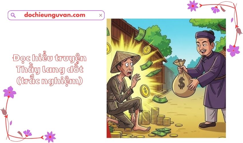 Đọc hiểu truyện Thầy lang dốt (trắc nghiệm)
