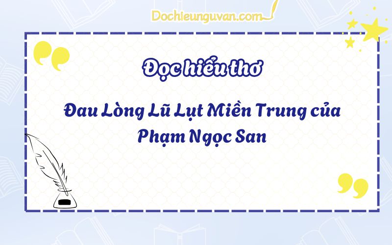 Đau Lòng Lũ Lụt Miền Trung của Phạm Ngọc San