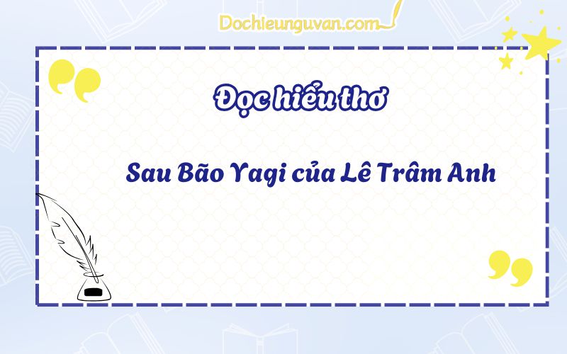 Sau Bão Yagi của Lê Trâm Anh