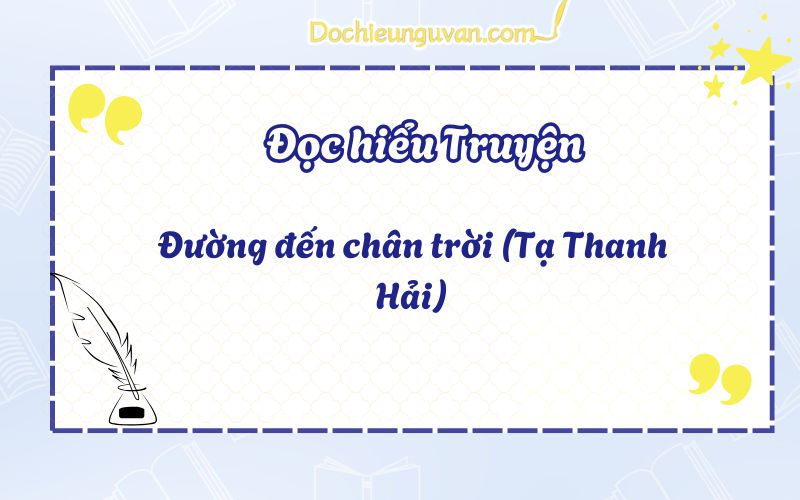 Đường đến chân trời (Tạ Thanh Hải)