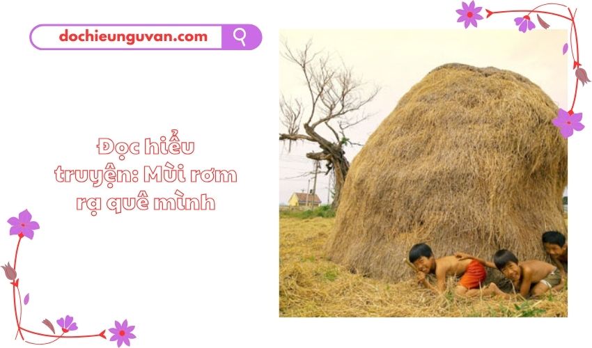 Đọc hiểu truyện: Mùi rơm rạ quê mình