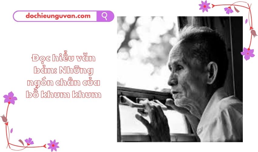 Đọc hiểu văn bản: Những ngón chân của bố khum khum