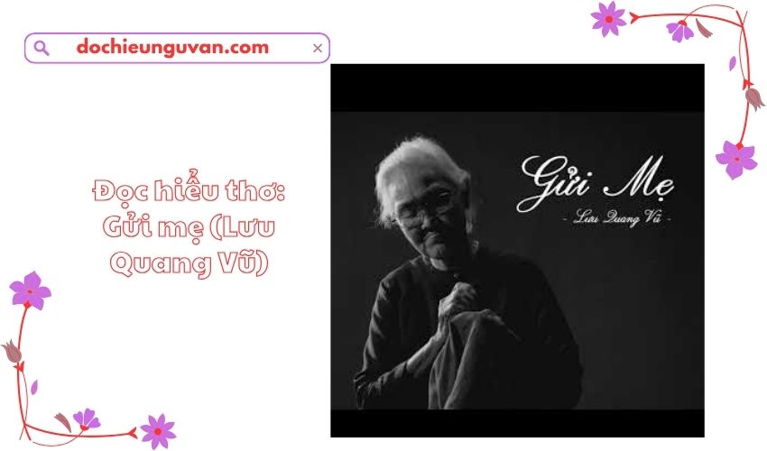 Đọc hiểu thơ: Gửi mẹ (Lưu Quang Vũ)