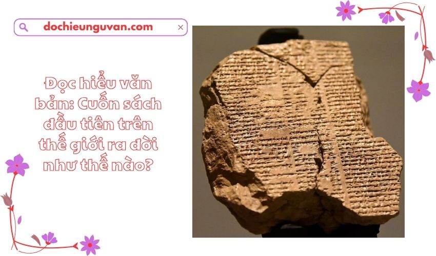 Đọc hiểu văn bản: Cuốn sách đầu tiên trên thế giới ra đời như thế nào?