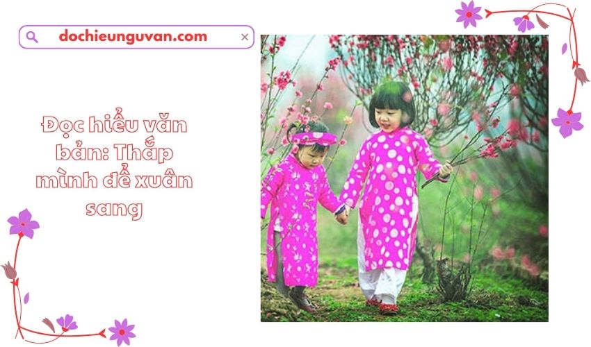 Đọc hiểu văn bản: Thắp mình để xuân sang