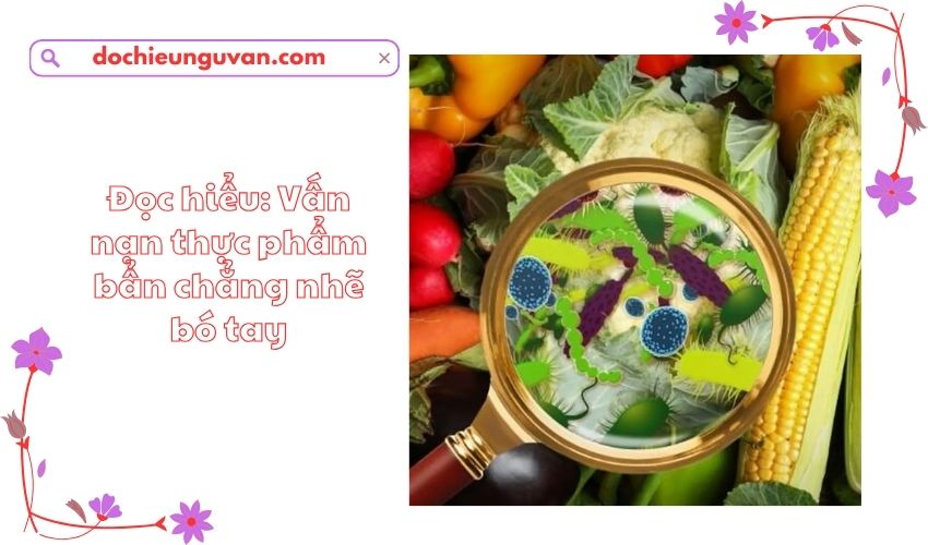 Đọc hiểu: Vấn nạn thực phẩm bẩn chẳng nhẽ bó tay