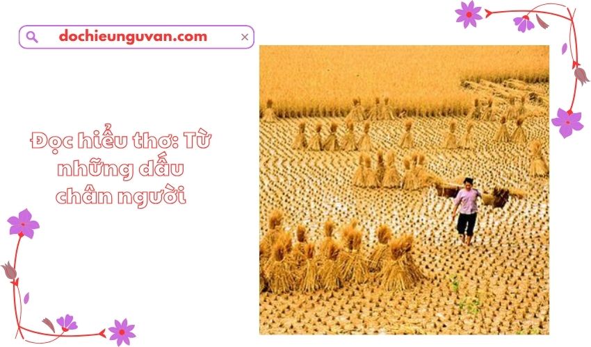 Đọc hiểu thơ: Từ những dấu chân người